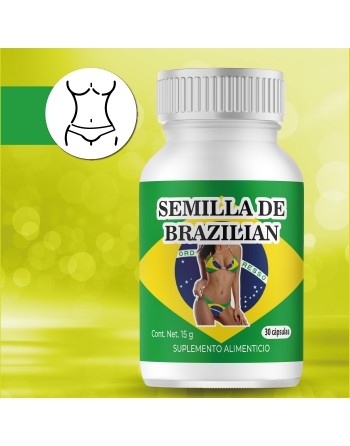 Semilla de Brazilian Remedio herbolario  Combate la obesidad Baja niveles de colesterol Mejora la digestión y metabolismo Desinf