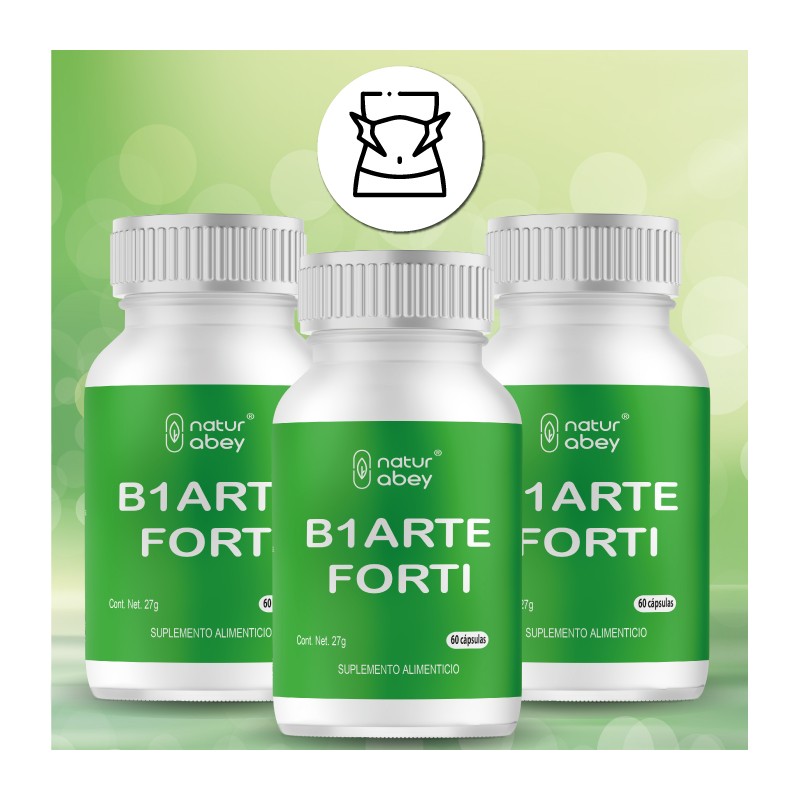 Biliarte Forti Abey Naturabey capsulas Mal aliento y sabor de boca Mejora el estreñimiento Colitis Anti-bilioso Purifica el híga