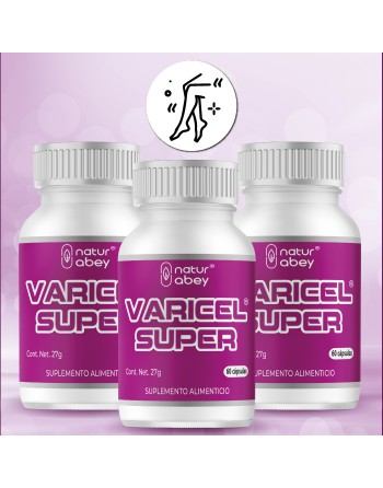 Varicel super Abey NAturabey Natural Naturismo varices Llagas Úlceras Hemorroides Heridas Cansancio de piernas Mala circulación