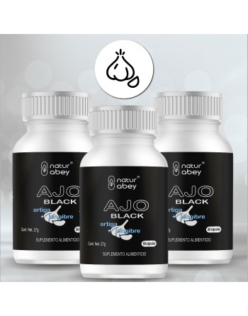 AJO BLACK  AJO NEGRO FRASCO AJO BLACK  AJO NEGRO FRASCO